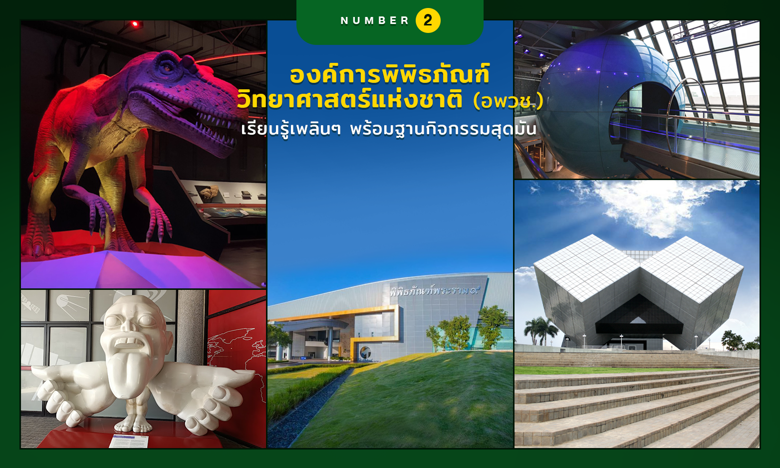 ที่เที่ยวเด็กองค์การพิพิธภัณฑ์วิทยาศาสตร์แห่งชาติ (อพวช.)