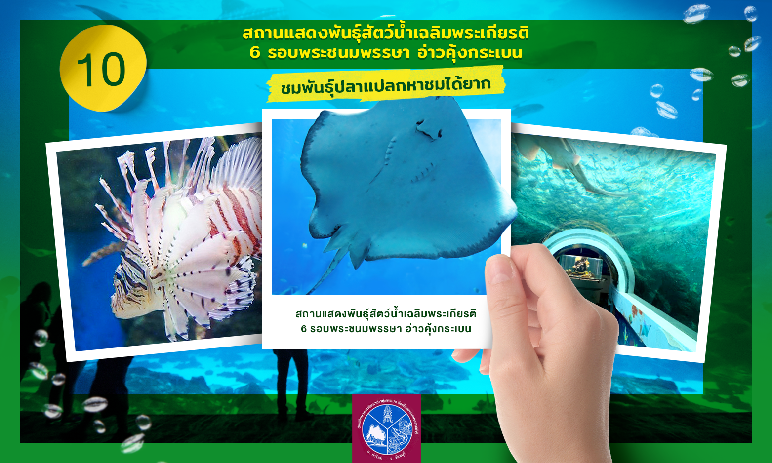 สถานแสดงพันธุ์สัตว์น้ำเฉลิมพระเกียรติ 6 รอบพระชนมพรรษา อ่าวคุ้งกระเบน